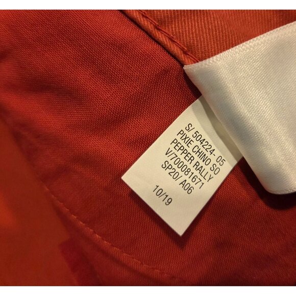 Lot of 2 Old Navy Size 12 Salmon Color Pepper Tamarind Pixie Chino - Picture 12 of 16